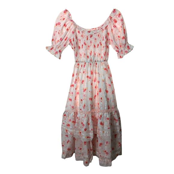LoveShackFancy x Target Cosette Dress Cottagecore Floral Midi NWT Prairie XS - Picture 2 of 11